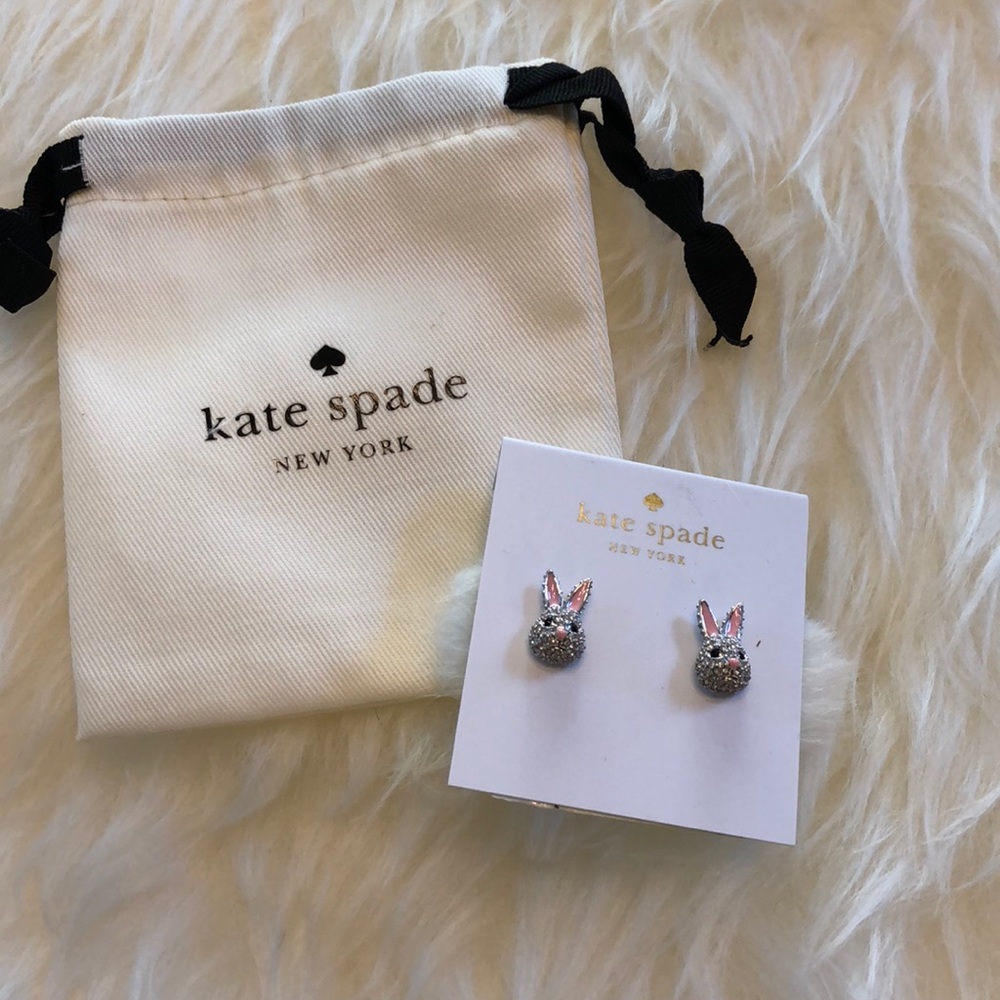 Kate Spade Make Magic Rabbit Reversible Earrings - Picture 4 of 6